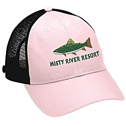 Trucker Mesh Back Cap with Face Mask Buttons