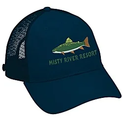 Trucker Mesh Back Cap with Face Mask Buttons