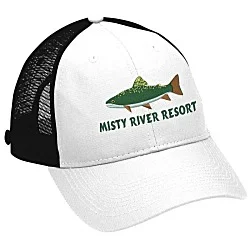 Trucker Mesh Back Cap with Face Mask Buttons