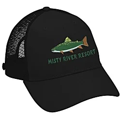 Trucker Mesh Back Cap with Face Mask Buttons
