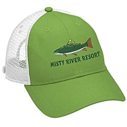 Trucker Mesh Back Cap with Face Mask Buttons