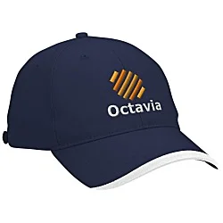 Wave Sandwich Cap with Face Mask Buttons