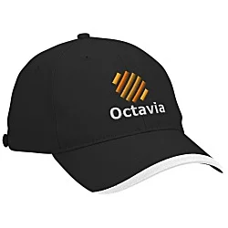 Wave Sandwich Cap with Face Mask Buttons