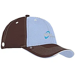 Prestige Two-Tone Cap with Face Mask Buttons