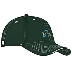 Prestige Two-Tone Cap with Face Mask Buttons