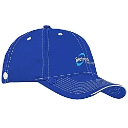 Prestige Two-Tone Cap with Face Mask Buttons