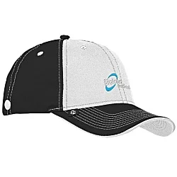 Prestige Two-Tone Cap with Face Mask Buttons