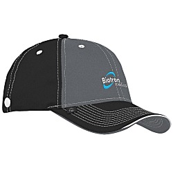 Prestige Two-Tone Cap with Face Mask Buttons