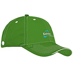 Prestige Two-Tone Cap with Face Mask Buttons
