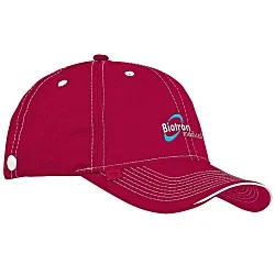 Prestige Two-Tone Cap with Face Mask Buttons