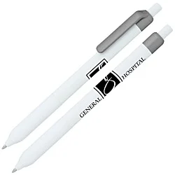 Alamo Pen - White - Metallic - 24 hr