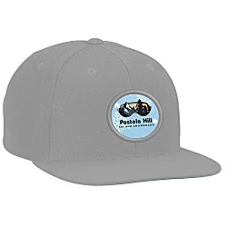 Yupoong Classic Flat Bill Snapback Cap - Full Color Patch