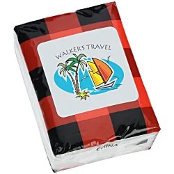 Small Tissue Packet - Plaid - 24 hr