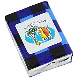 Small Tissue Packet - Plaid - 24 hr
