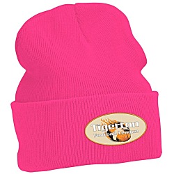 Big Cuff Knit Cap - Full Color Patch
