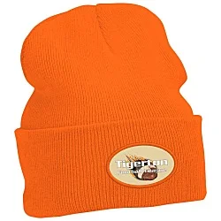 Big Cuff Knit Cap - Full Color Patch