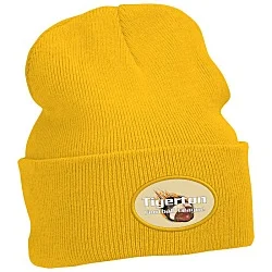 Big Cuff Knit Cap - Full Color Patch