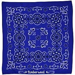 Texas Paisley Bandana - 27" x 27"