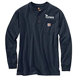 Carhartt Long Sleeve Henley Shirt - Screen