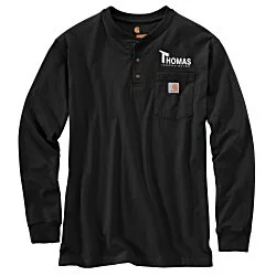 Carhartt Long Sleeve Henley Shirt - Screen