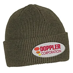 Waffle Knit Cuff Beanie