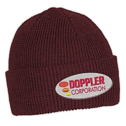 Waffle Knit Cuff Beanie