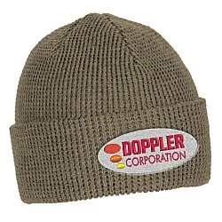 Waffle Knit Cuff Beanie