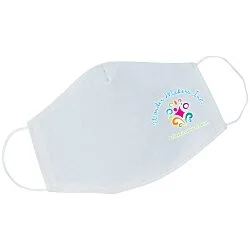 Brushed Cotton Twill Face Mask - Full Color