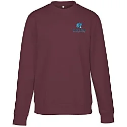 Ultimate 8.3 oz. CVC Fleece Crew - Embroidered