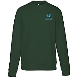 Ultimate 8.3 oz. CVC Fleece Crew - Embroidered