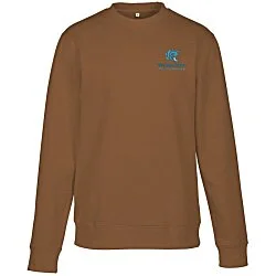 Ultimate 8.3 oz. CVC Fleece Crew - Embroidered