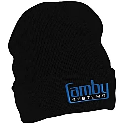 Sherpa Lined Knit Cuff Beanie