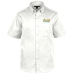 Stain Repel Short Sleeve Twill Shirt - Men's