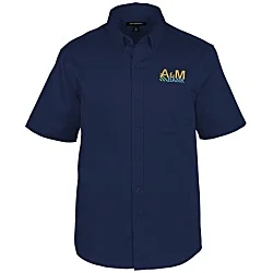 Stain Repel Short Sleeve Twill Shirt - Men's