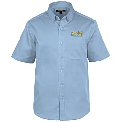 Stain Repel Short Sleeve Twill Shirt - Men's