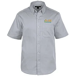 Stain Repel Short Sleeve Twill Shirt - Men's