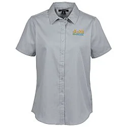 Stain Repel Short Sleeve Twill Shirt - Ladies'
