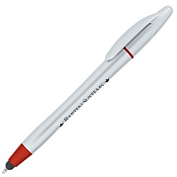 Modi Stylus Twist Pen/Highlighter - Silver