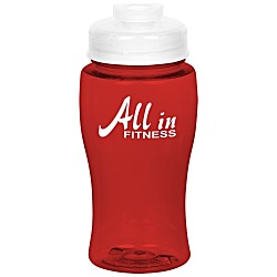 Poly-Pure Lite Bottle with Flip Drink Lid - 18 oz.