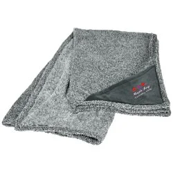Heathered Fuzzy Fleece Blanket