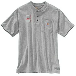 Carhartt Henley T-Shirt - Embroidered