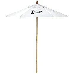 Bamboo Market Umbrella - 7'