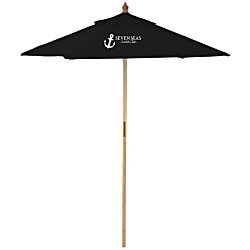 Bamboo Market Umbrella - 7'