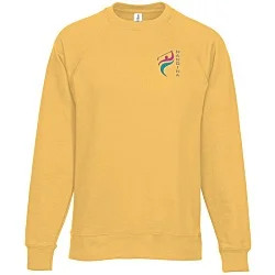 Independent Trading Co. Icon Lightweight Loopback Terry Crewneck Sweatshirt - Embroidered