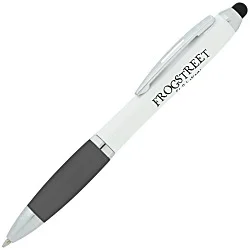 Satin Twist Stylus Pen with Antimicrobial Additive