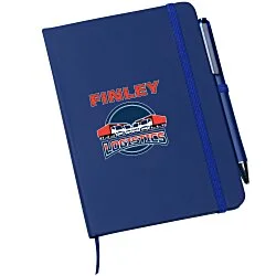 TaskRight Afton Notebook with Pen - Full Color