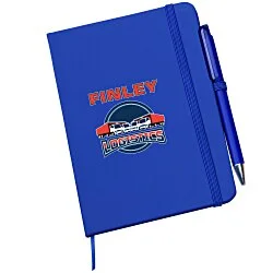 TaskRight Afton Notebook with Pen - Full Color