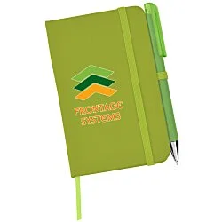 TaskRight Afton Notebook with Pen - 5-1/2" x 3-1/2" - Full Color