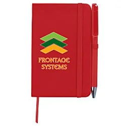 TaskRight Afton Notebook with Pen - 5-1/2" x 3-1/2" - Full Color