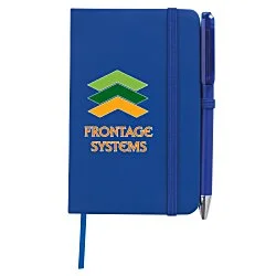 TaskRight Afton Notebook with Pen - 5-1/2" x 3-1/2" - Full Color